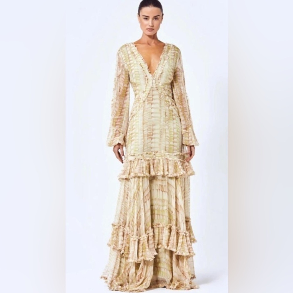 NWT Alexis - rain dress - color sage - size s